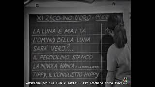 Votazioni per La luna è matta -  11° Zecchino d'Oro 1969