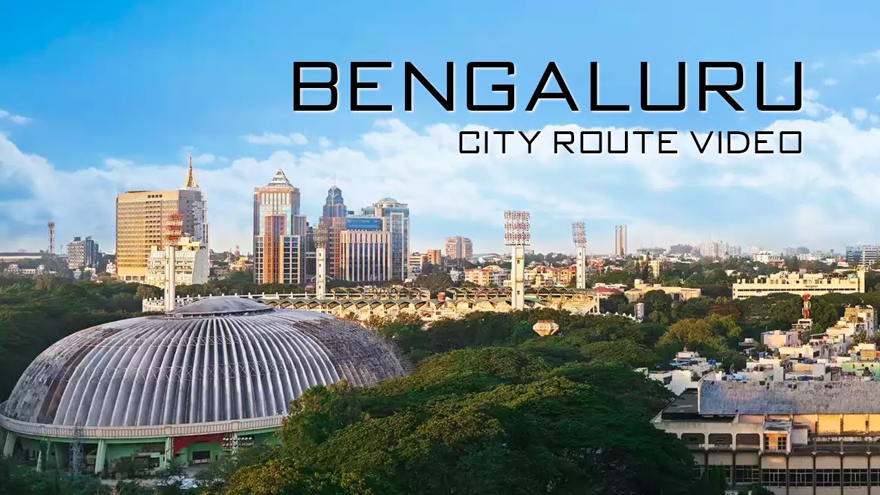 Bengaluru City Drone Video Drone Route Video Bangalore Drone Shoot