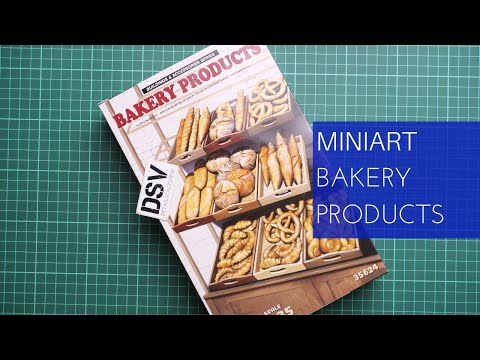 Video: MiniArt 35624 pekařské výrobky (1/35)