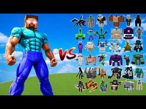 NULL vs EVERY MINECRAFT MOD BOSS... FINAL BATTLE!