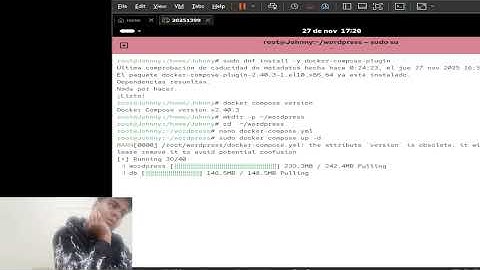 Lab 8.3: Despliegue de contenedor de Wordpress utilizando Docker-Compose