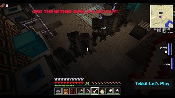 The Wither Skeletons got out! Fixing Auto Spawner + More! Minecraft Tekkit Gameplay