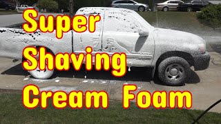 Super Shaving Cream Type Foam with MTM Submachine Style Foam Cannon