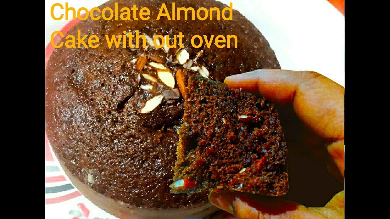 Homemade CHOCOLATE ALMOND sponge cake/. Prepare your own cake for this