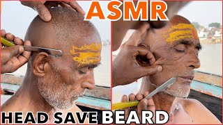 Street Barber’s Beard Shave ASMR Head Shave | Best Asmr Shaving Sounds screenshot 2