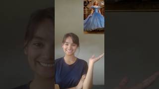 Cinderella dress💙✨ made by me #shortvideo #youtubeshorts #shorts #fashion #cinderella