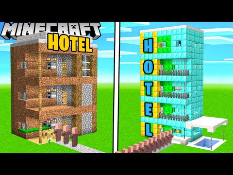 1€ ARMES Hotel vs. 10.000€ REICHES Hotel in Minecraft!