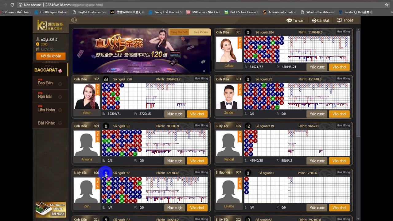 7890 K8 Hướng dẫn chơi thử trên Website