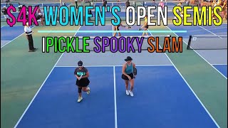 $4K Women’s Semifinals Elpusan(5.5) & Eugenio(5.6) vs McIntosh(5.5) & Purcell(5.4) iPickle Spooky