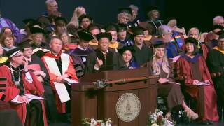 Dr. Kol Pheng received an Honoray Doctorate from Bridgewater State University College (USA)