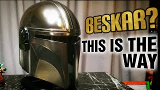 Mandalorian Helmet - Chrome Powder Chroming. This Is The Way