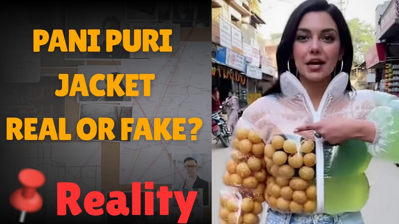 Pani Puri Jacket Real or Fake | Pani Puri Jacket is Real? | Fact Check | Viral Video Reality