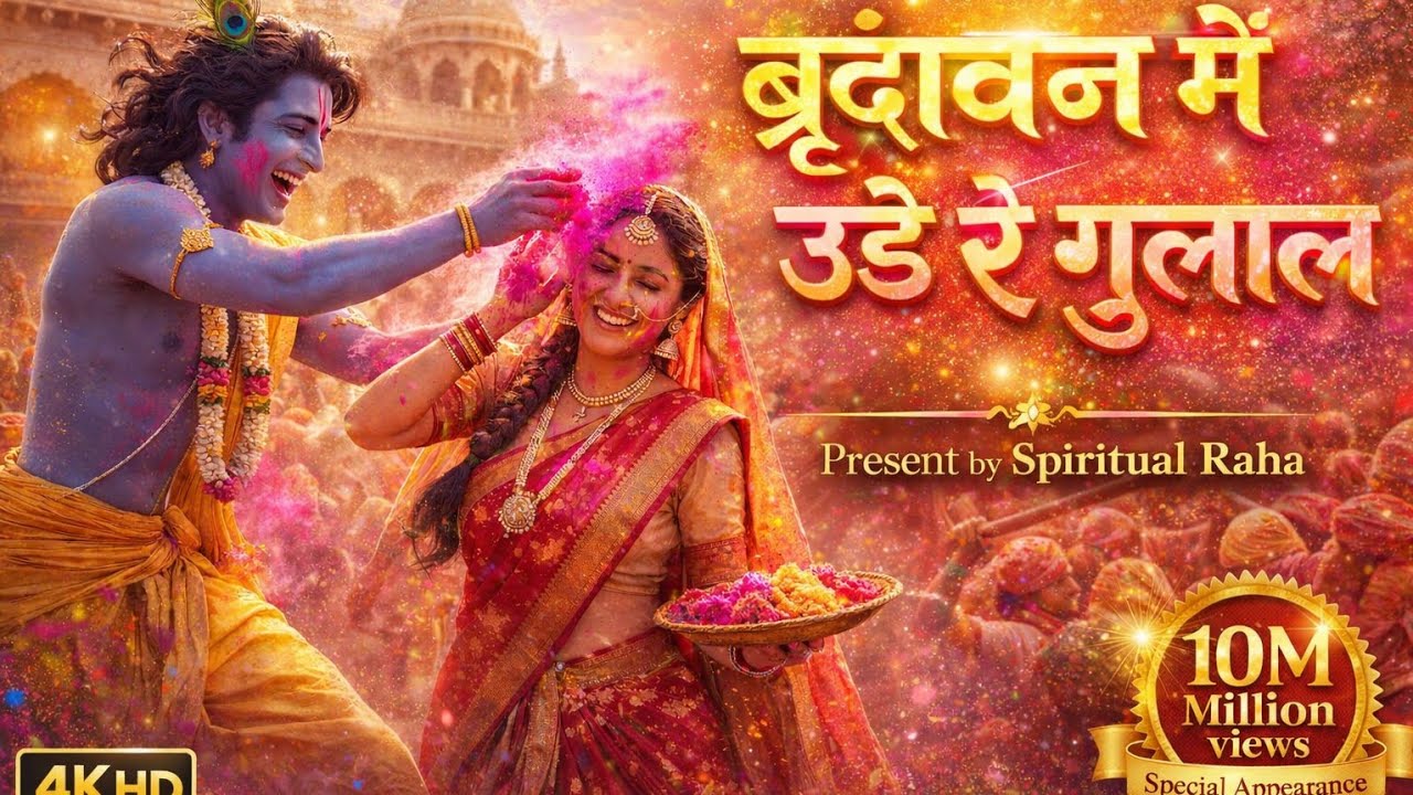 Vrindavan Mein Ude Re Gulal - वृन्दावन में उड़े रे गुलाल कह दो राधा रानी से |#Holi Bhajan #holi