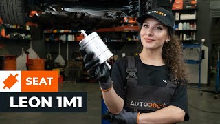Cómo reemplazar Filtro de Combustible SEAT LEON (1M1) - tutorial