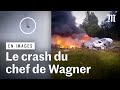 Crash mortel de Prigojine, patron de Wagner : les images vérifiées de l’accident d’avion