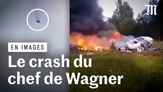 Crash mortel de Prigojine, patron de Wagner : les images vérifiées de l’accident d’avion