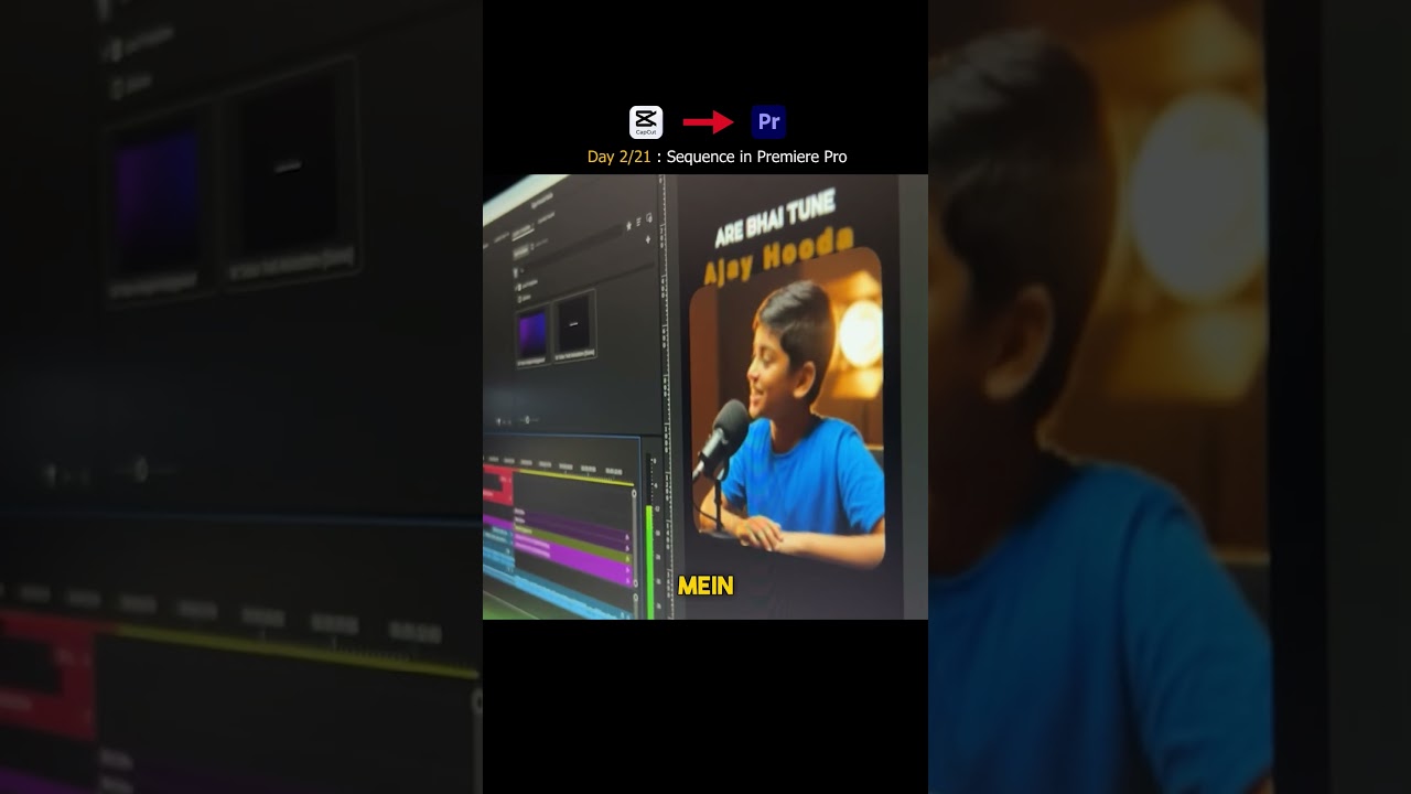 Day 2 Shifting From Capcut To Premiere Pro
