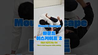 Mount Escape 2 #bjj #jiujitsu #jiujitsu #DeoksoJiujitsu #GaepoJiujitsu