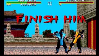 SMD - Mortal Kombat - Sub-Zero (Fatality Run)