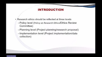WORKSHOP 22 ETHICAL CONSIDERATION DURING THE RESEARCH PROCESS 31072025