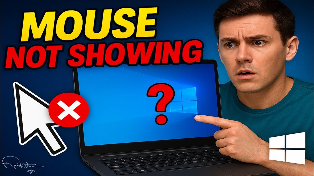 Mouse Cursor Not Showing in Windows 10? (100% Fix!) | Laptop Pointer ...