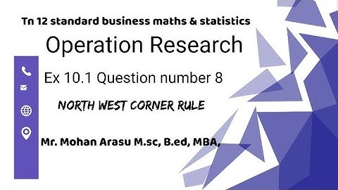 Tn 12 standard business maths 10 chapter exercise 10.1 Q:no 8