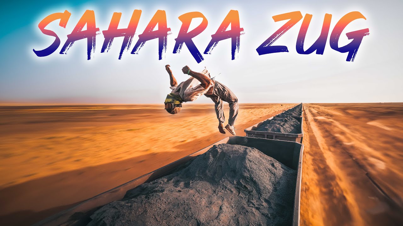 Der TÖDLICHSTE ZUG der WELT! - Wir REISEN QUER durch die SAHARA! | Mauretanien Güterzug 🇲🇷