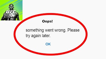 Fix UFC Mobile 2 App Oops Something Went Wrong Error | Fix UFC Mobile 2 something went wrong error |