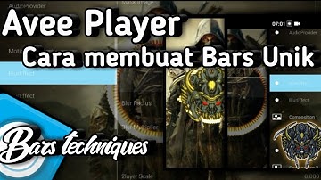 [TUTORIAL] #2 Cara membuat Unik Bars di Avee Player • How to Make Unique Bars
