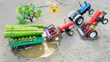 diy tractor stuck in mud mini science project | Part 15 || @Hacks Point | @keepVilla