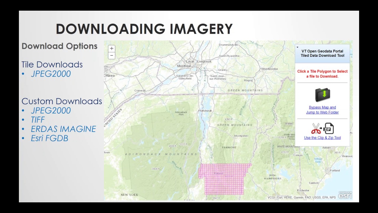 Vermont’s Imagery Resources Finding What You Need YouTube