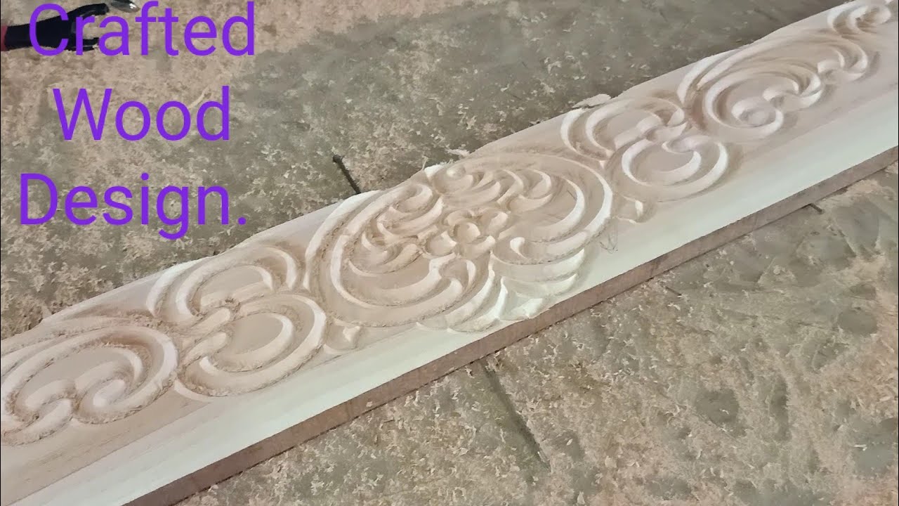 CRAFTED WOOD DESIGN BY AUTOMATIC DIGITAL ROUTER MACHINE. - YouTube