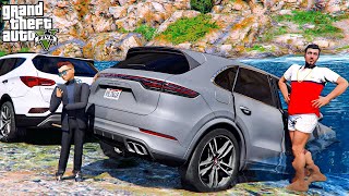 ОТЕЦ И СЫН В GTA 5 - СЫН НАШЕЛ В ЛЕСУ ЗАБРОШЕННЫЙ PORSCHE CAYENNE В ЛЕСУ! ТАЩУ ПОРШ НА ТРОСУ! 🌊ВОТЕР