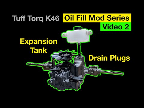 Modifying the Tuff Torq K46 / T40J Transaxle For EASY Oil Changes (Oil Fill Mod Series Video 2)