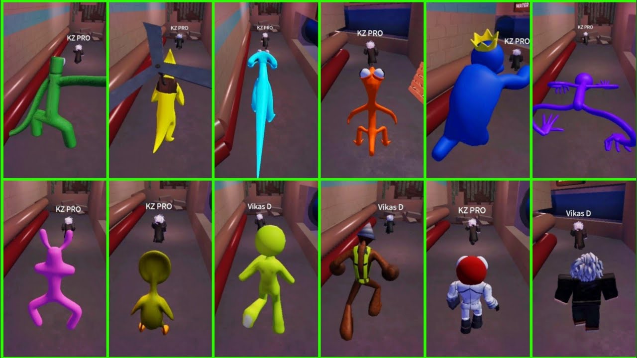 Did a 100% Accurate Rainbow Friends Roleplay (All 12 Monsters!)