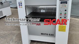 SICAR Thicknesser Heavy Duty Wood Planer Thicknesser 530/630mm Machine-SICAR Woodworking Machinery