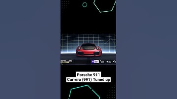 My #3 Tuned cars NFSNL Porsche 911 Carrera (991) #nfsnolimits #nfsnl #shorts #tunedcar