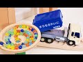 マーブルランレースASMR×清掃車 HABA ウェーブスロープ ゆっくり楽しむ癒しのビー玉 Marble Run Race ASMR Long Time Healing