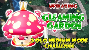 GLEAMING GARDEN Medium Mode SOLO Challenge Roblox Tower Heroes