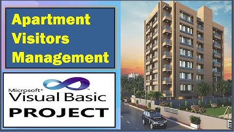 VB net Project   Apartment Visitors Management    Visual Basic Project Demo VB104