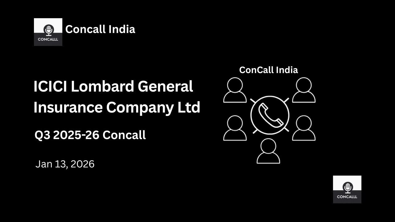 ICICI Lombard General Insurance Company Ltd Q3 FY2025-26 Concall