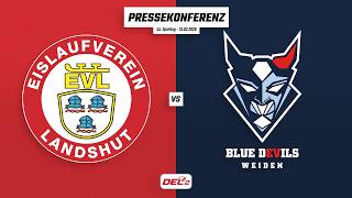 Pressekonferenz 45. Spieltag | EV Landshut - Blue Devils Weiden