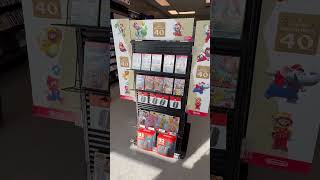 Mario’s 40th anniversary GameStop display #nintendo #mario