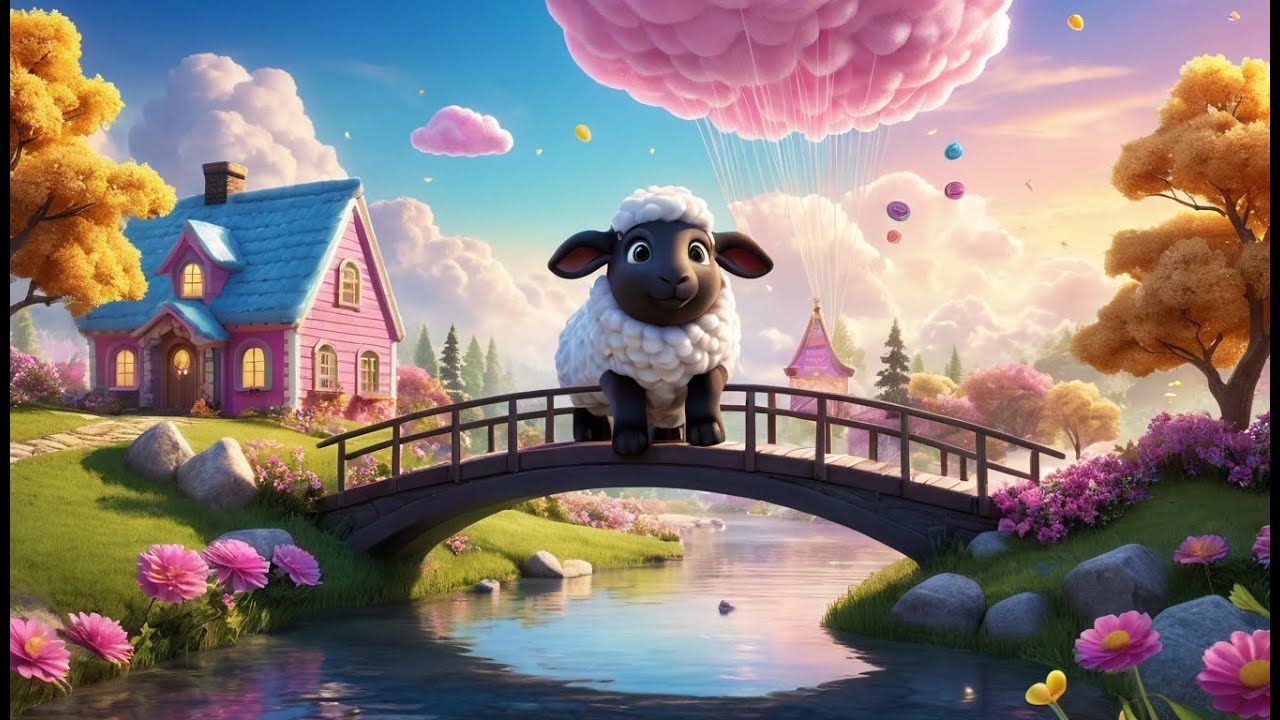 The Dancing Sheep in the Meadow | Fun Kids Song - YouTube