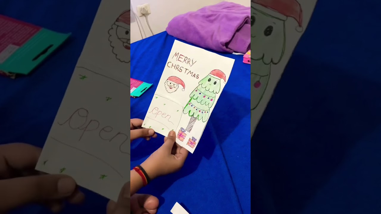 Let me show you how to make a Christmas card