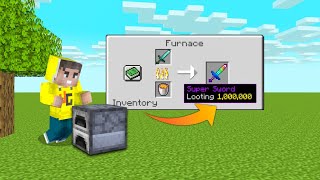 Minecraft, But Smelting Enchants Level 1,000,000