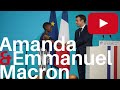 Discours d'Amanda Dushime au côté d'Emmanuel Macron
