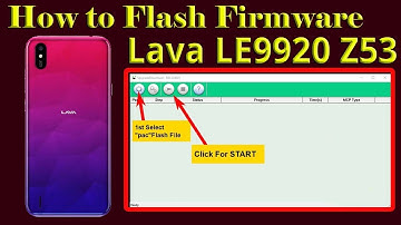 Lava LE9920 Z53 Flash File Firmware Flashing By SPD Flashing Tool Dead Boot Repair Black Lcd Fix