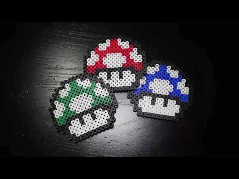 Diy マリオ のキノココースターの作り方 早い 簡単 Youtube