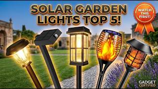 【2026】Best Solar Garden Lights & Best Outdoor Solar Flood Lights: TOP 5 Comparison!